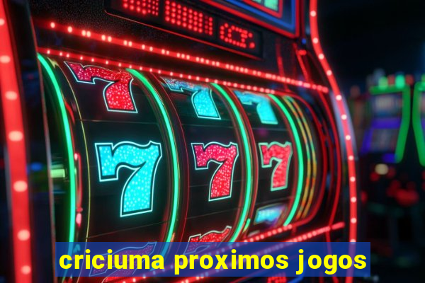 criciuma proximos jogos